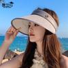 New summer visor children's fashionable versatile sunscreen hat outdoor cycling big eaves show face small empty top hat
