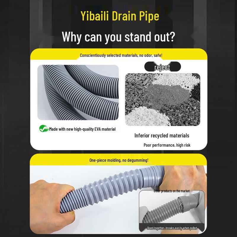 Universal Washing Machine Drain Hose Extension