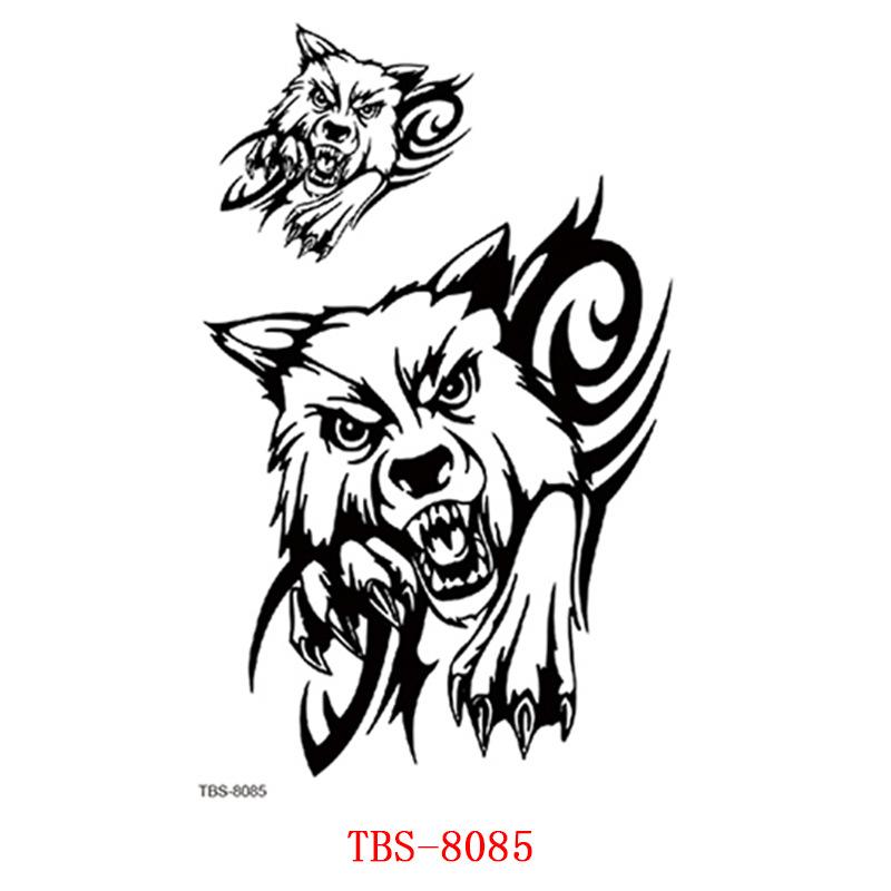 Waterproof Tattoo Stickers, Totem Animal Flowers, Tattoo Stickers Tattoo