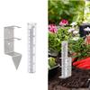 strong  Plastic Rain Gauges Replacement Tubes with Support Upgrades for Outdoor Garden Agriculture Meteorological Use