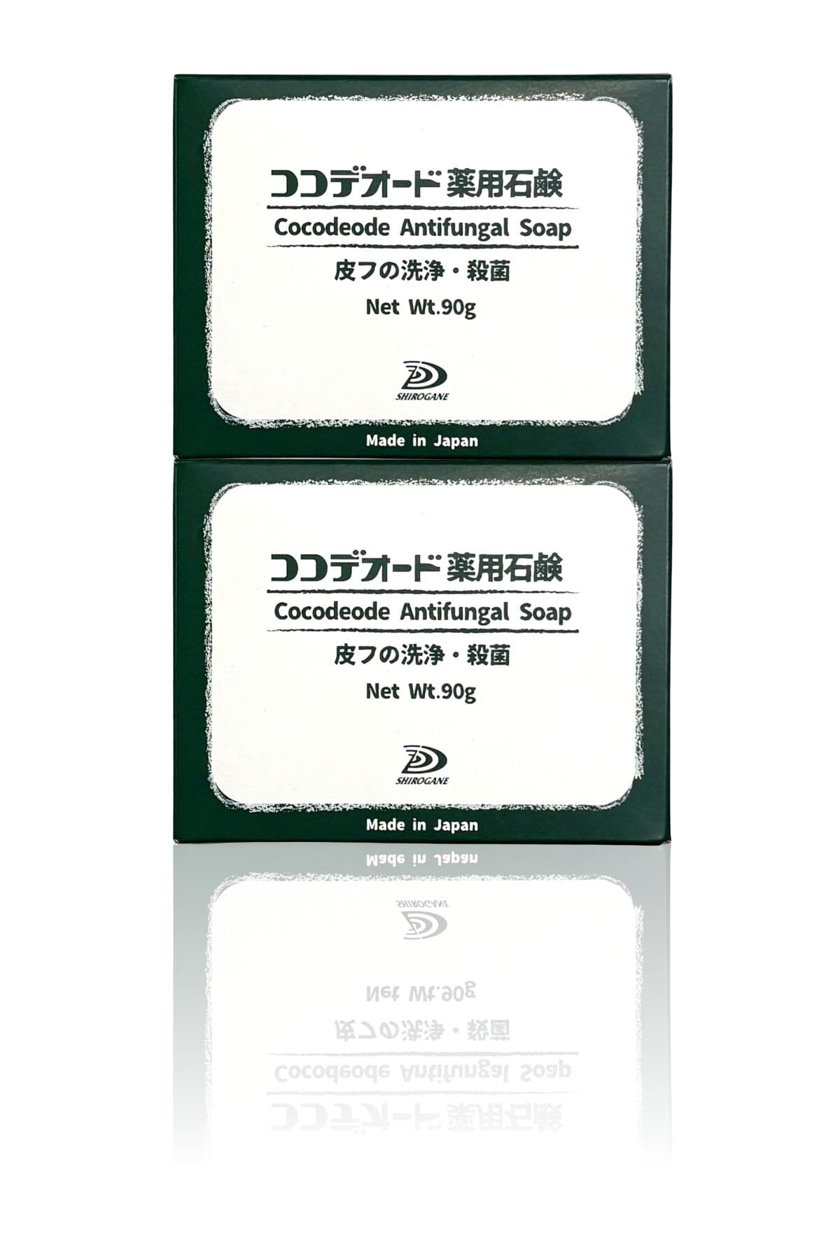 

Coco Deode Medicated Soap Prevents acne and body odor antifungal and bouncy foam that rinses off cleanly and leaves a smooth (2 count) [Contains