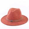 Popular European and American high-end wool top hat, men's and women's fashion versatile elegant top hat jazz hat