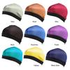 Stretchable Polyester Skull Cap With Decorative Wide Edge For Themed Occasions And Casual Outfits