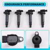 Ac29-4Pcs Ignition Coils 90919-02240 For Toyota Echo Prius Vios Yaris Scion Xa Xb 1.5L Car Accessories