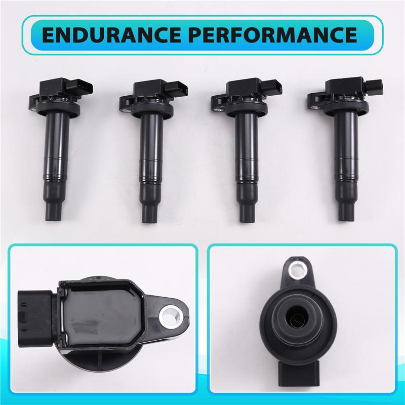 Ac29-4Pcs Ignition Coils 90919-02240 For Toyota Echo Prius Vios Yaris Scion Xa Xb 1.5L Car Accessories