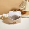 Sweet Style, Straw Weaving, Chains, Single-shoulder Bags, Crossbody Bags, Summer, Double-lock, Ladies, Handbag Bags