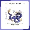 Dragon Brooch Animal Lapel Pin Fashion Jewelry Alloy Carving Artistic Style Suitable for
