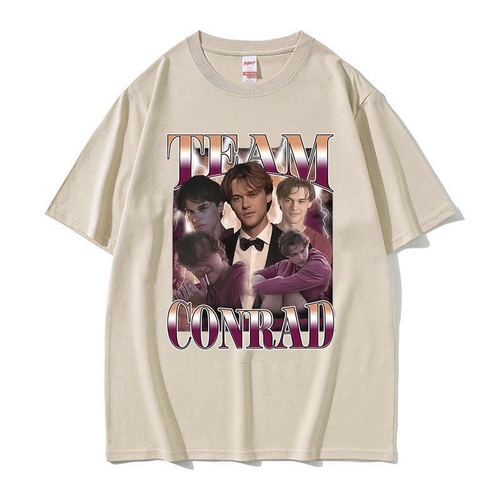 Team Conrad Fisher Cousins Beach Magliette Stampate Abbigliamento Unisex Harajuku Vintage Magliette di Alta Qualità Maglietta Comoda Streetwear