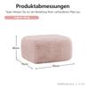 Aviana Ottoman Plush Fabric - Pink