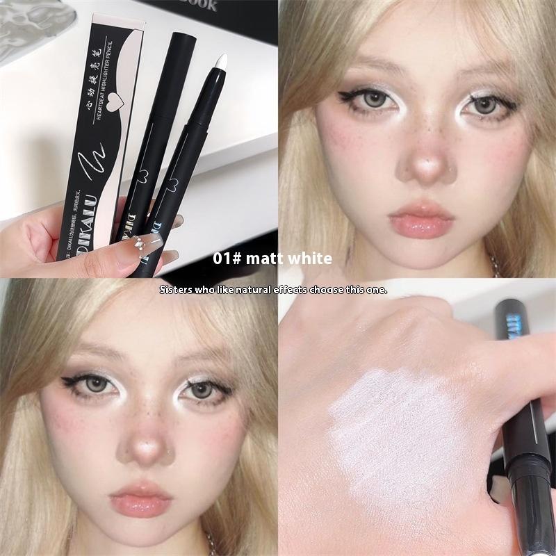 Heart Lying Silkworm Rozświetlający cień do powiek w pisaku All-Match Makeup Highlighter Low Saturation Rotating Eyeliner Pen do oczu