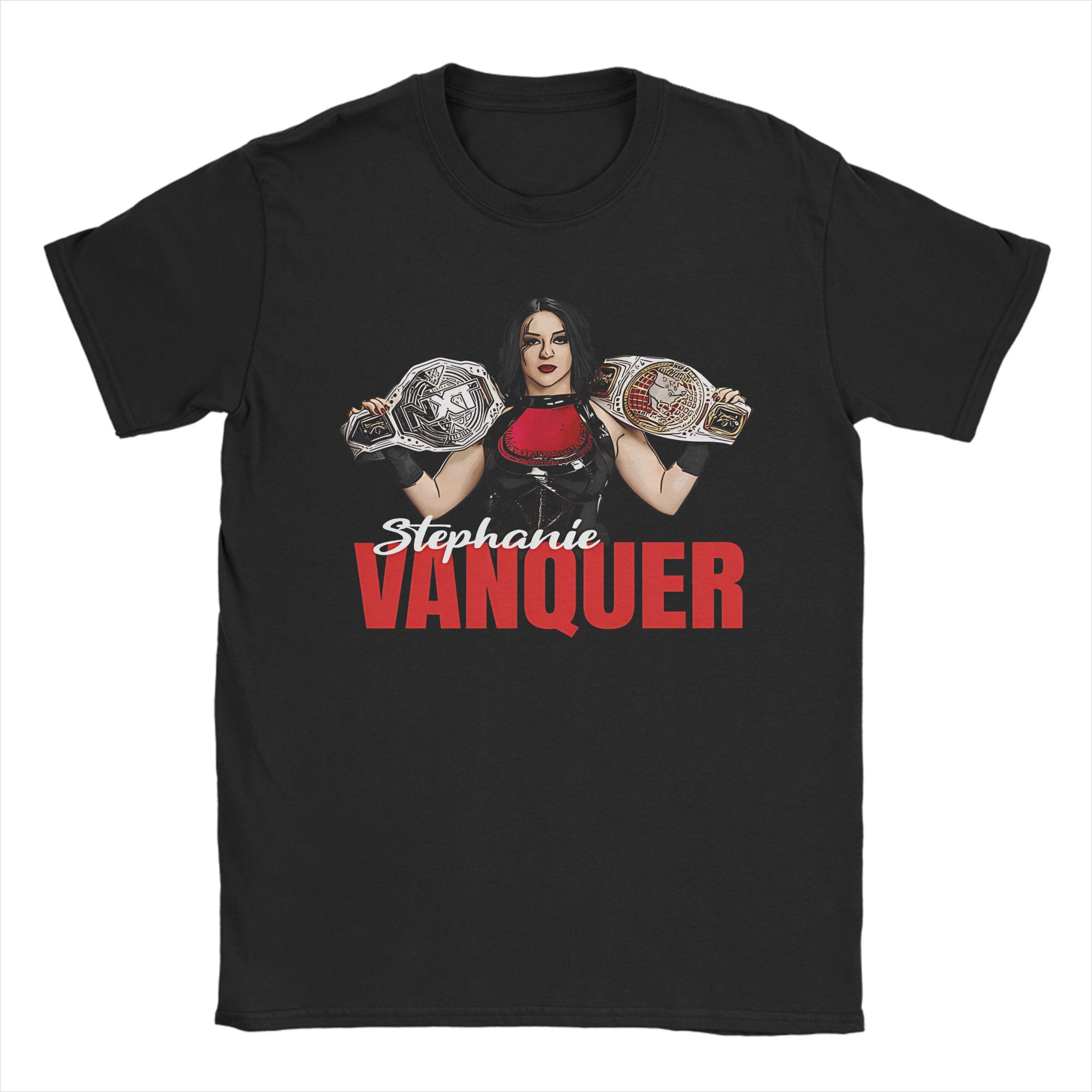 Stephanie Vaquer Wrestler Tee Shirt for Men Women Graphic Printed T Shirts  100% Cotton Clothing S