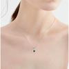 S925 Sterling Silver Blue Planet Sunflower Necklace - Women's Light Luxury Clavicle Chain