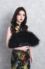 Clearstone Cosplay Fan, Feather Fan, Rich, Unisex, Black