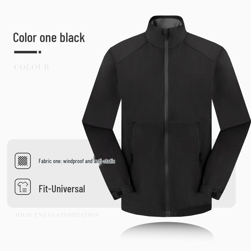 Customized Company Outdoor Jackets with Logo for Autumn/Winter Employee Workwear
