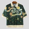 INCERUN Summer Men Short Sleeve Printing Hawaii Casual Loose T-Shirts