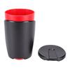 Portable Snack Dispenser Keep Your Hand Clean Refillable Nuts Candy Dispenser for Cookies Crackers Small Snacks 200ml 7oz Red