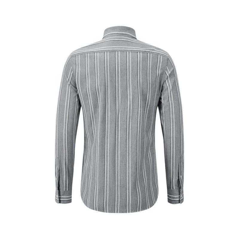 Giovanni Valentino Men's Cotton Striped Long-Sleeve Shirt