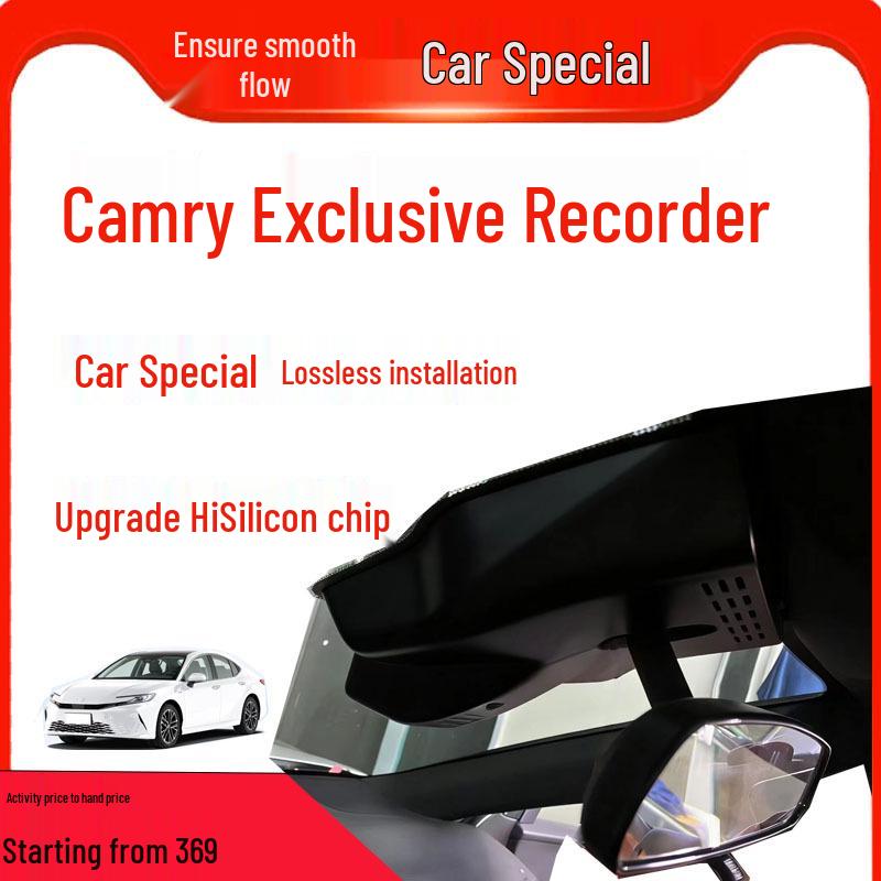 

Toyota Camry, Corolla, Avalon, Sienna, Highlander 4K Original Dashcam Official Standard 3K HD Single Lens