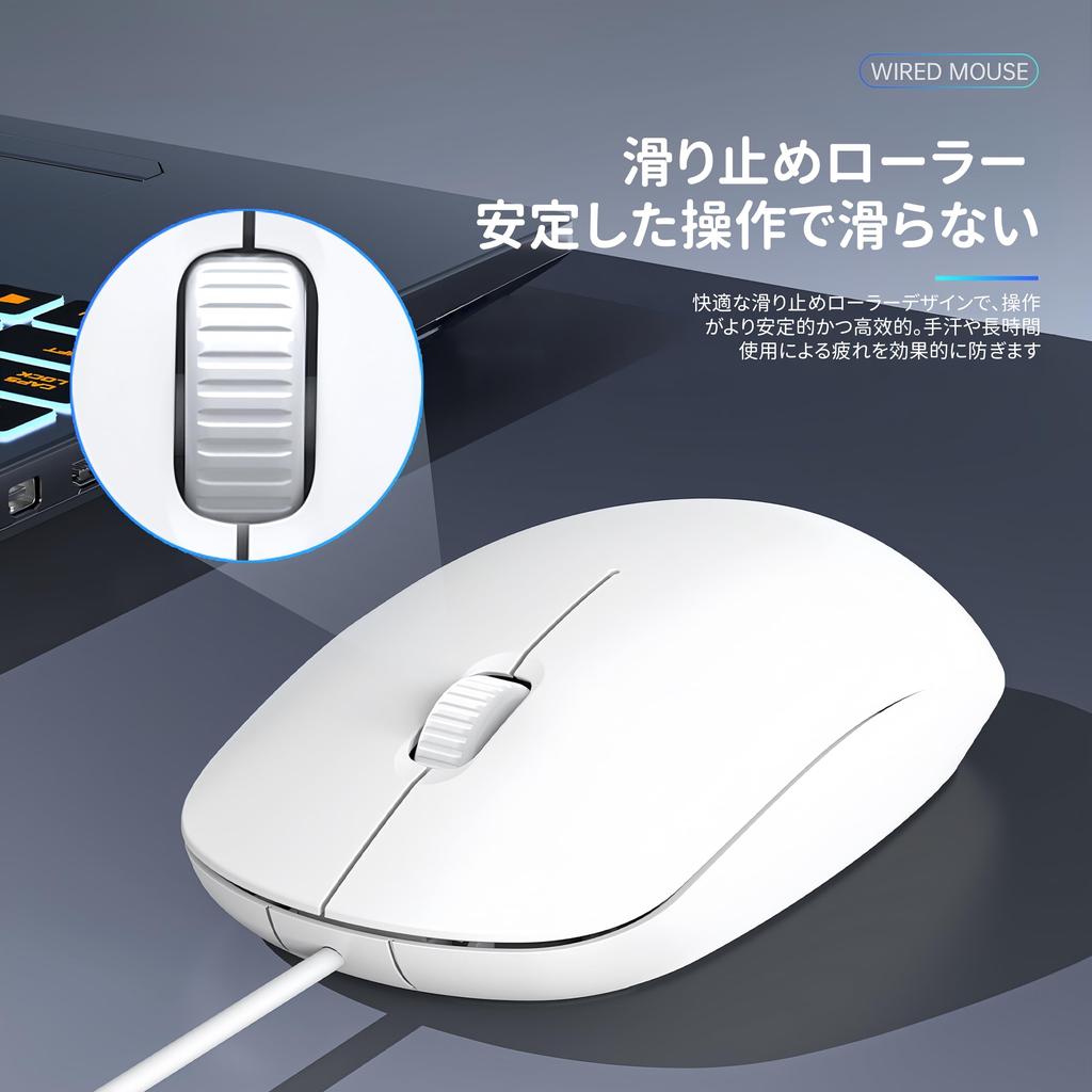 BUPVIOOD Składany Zestaw Klawiatury i Myszki z Przewodową Standardową Klawiaturą i Kompatybilną Czarną Mysz, Cichy, Smukły, Kompaktowy, 1200dpi, iOS/Windows/Mac,