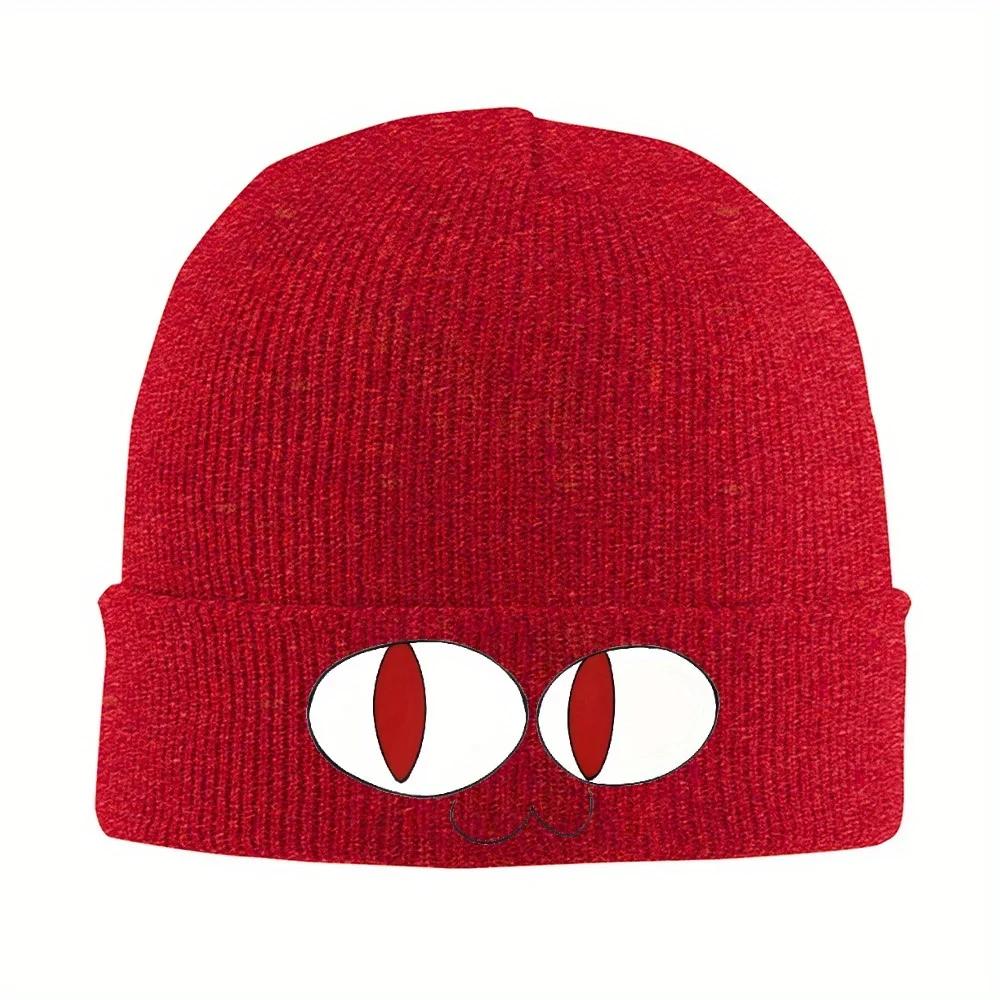 New pc Neco Arc Beanie Hats Face Trendy Caps Unisex Women Unisex Outdoor Sport Knitting Hat Winter Graphic Warm Beanie Hat