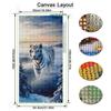 Morning Fog Tiger Large Size Diamond Painting New Collection Wild Animals Diy Full Drill Rhinestone Embroidery Mosaic Cross Stitch Kits