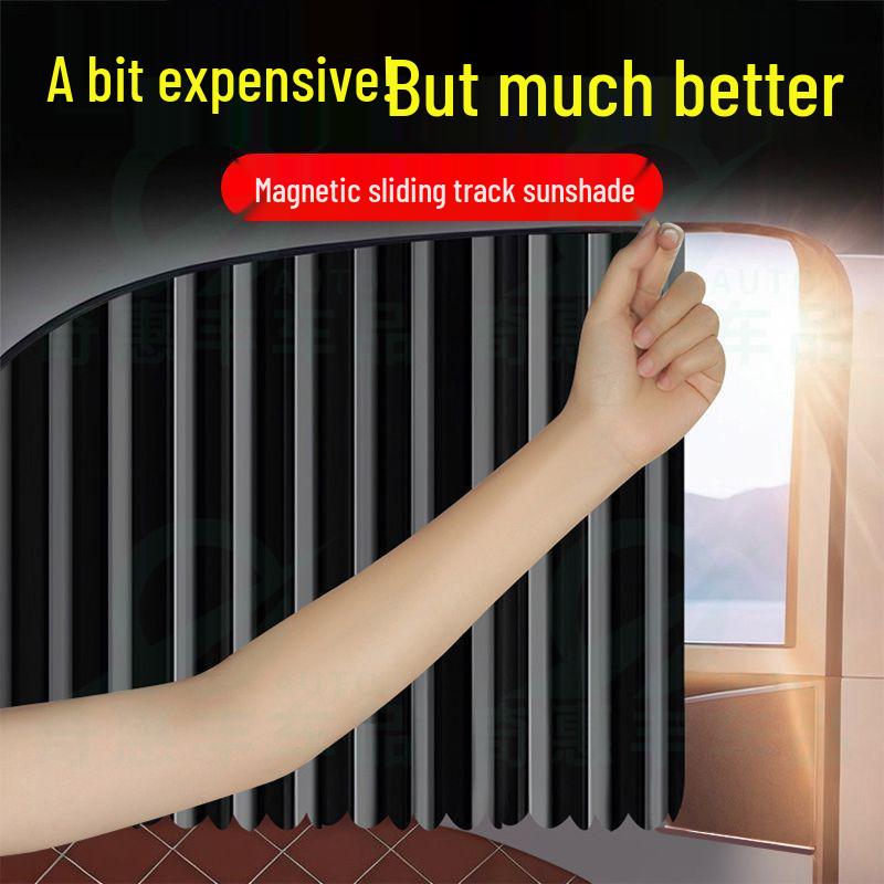 Magnetické posuvné sluneční clony do auta pro soukromí v oknech