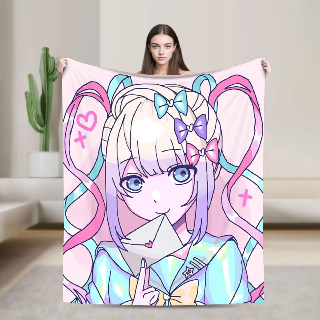 Needy Streamer Overload Kangel Plush Blanket Kids Adult Flannel Throw Blanket For Couch Chair Quality Bedspread Gift