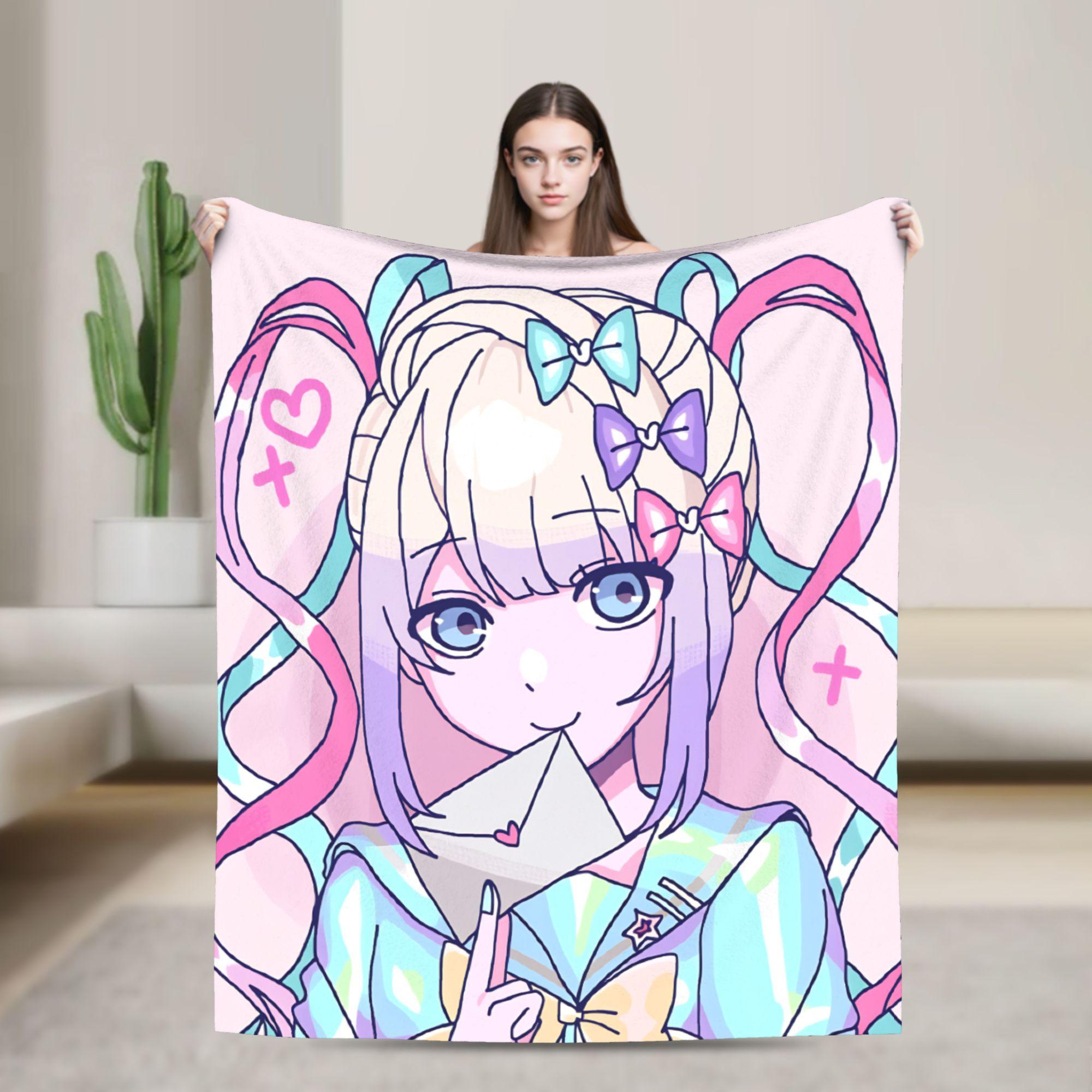 

Needy Streamer Overload Kangel Blanket Quality Warm Soft Throw Blanket Autumn Students Living Room Pattern Bedspread 75x90cm