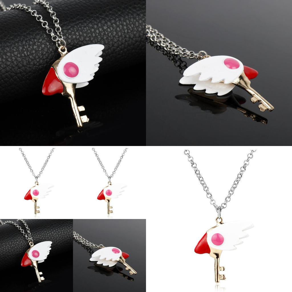 Cardcaptor Sakura Stylish Necklace Alloy Electroplated Unisex Ideal For Memorial Keepsake
