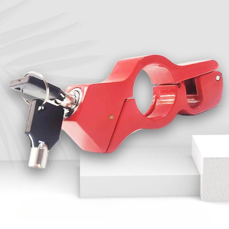 Heavy-Duty Motorcycle And Scooter Lock - Robust Anti-Theft Lock with Ergonomic Handle Design Compatible with Motorcycles And Electric Bikes