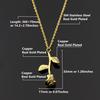 New retro romantic personalized rose pendant collarbone chain fashionable simple exquisite necklace women