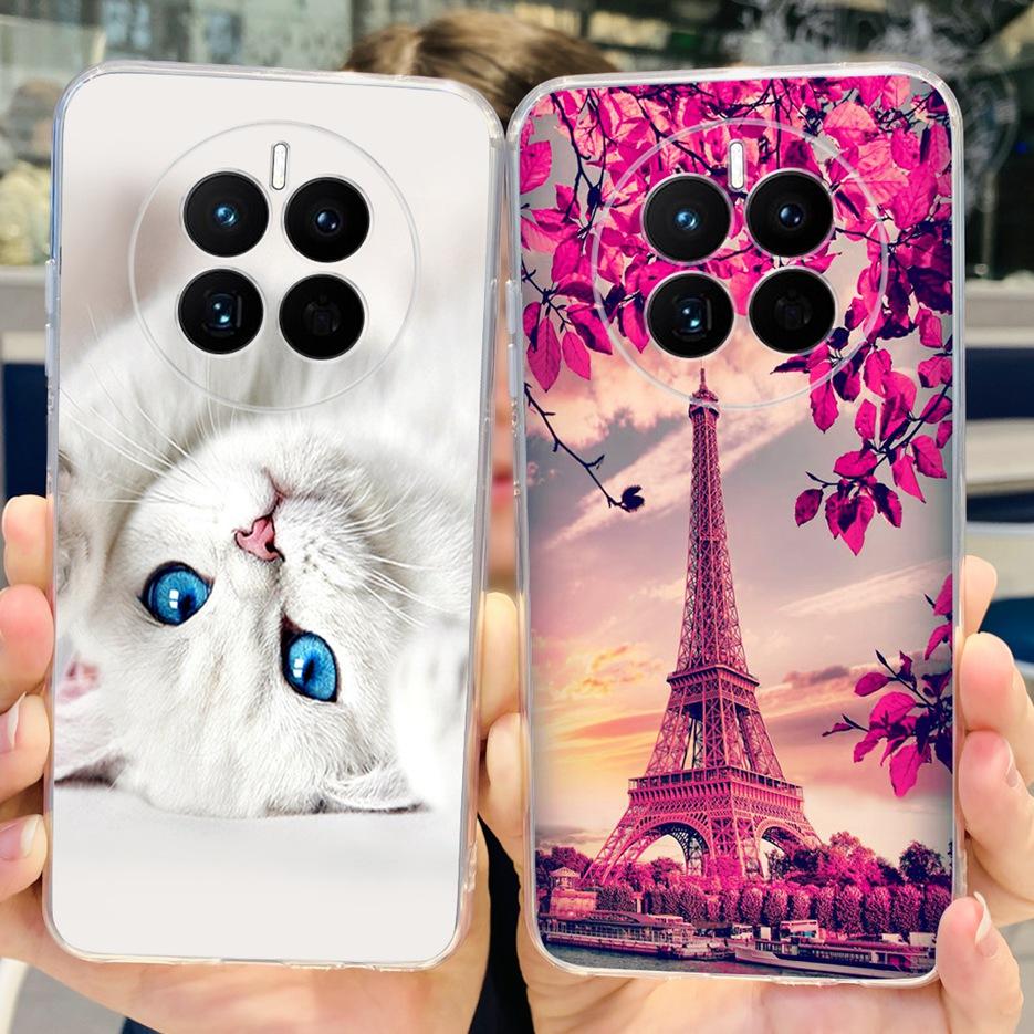 For Huawei Mate 50 Pro Case Stylish Butterfly Flowers Soft Slim Fundas Phone Case For Huawei Mate 50 Mate50 Pro Back Cover Coque