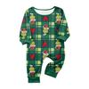 Print Cute Family Set Pajamas, Home Clothes, Family Set Long Sleeve Top Pants Set