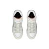 Li Ning 180 Slip Resistant, Abrasion Resistant, Lightweight Mid Top Skateboard Shoes Men's White AECS053-1