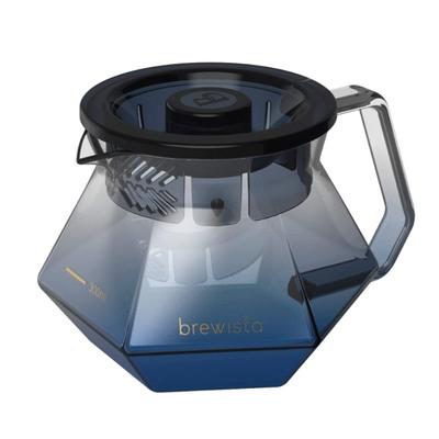 Brewista Szklany serwer 400ml niebieski