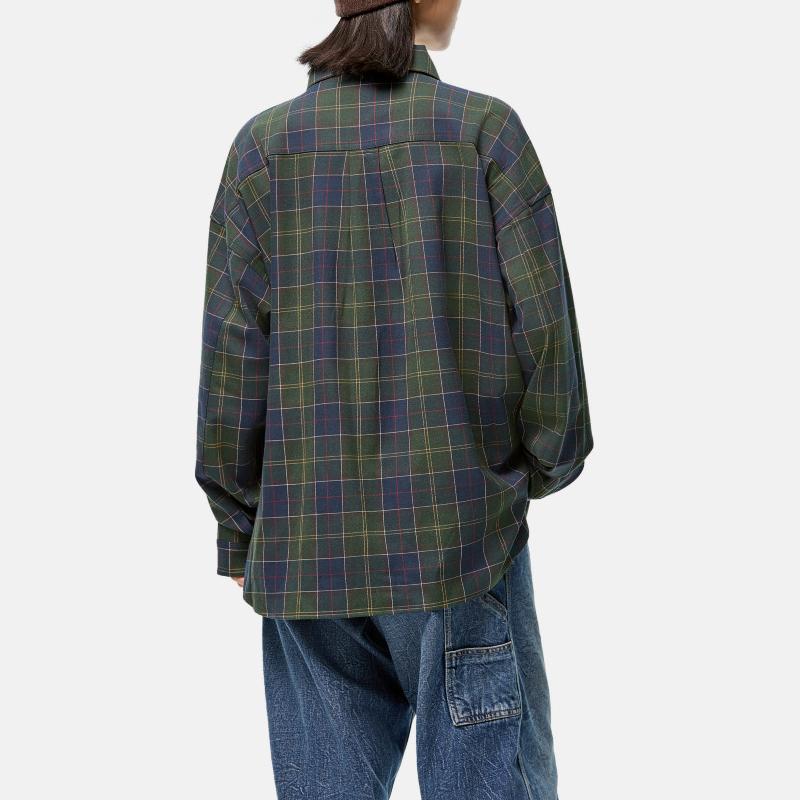 Timberland Tokyo Design Series Plaid Long Sleeve Versatile Comfortable Shirt Unisex Shirts A2D98317