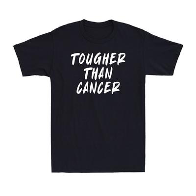 Tougher Than Cancer Awareness Survivor Gift Funny Inspiration Gift Men's T-Shirt Unisex T-Shirt