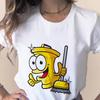 Spring Summer Fashion T-Shirt Cute Garbage Bag Print Lady T-Shirts Top T Shirt Ladies Womens Graphic Female Tee Tops