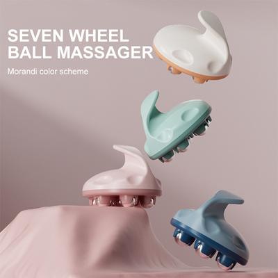 7-Bead Handheld Ball Massager Magnetic Bead Steel Ball Full Body Relax Portable Multifunctional Roller Massage Tools