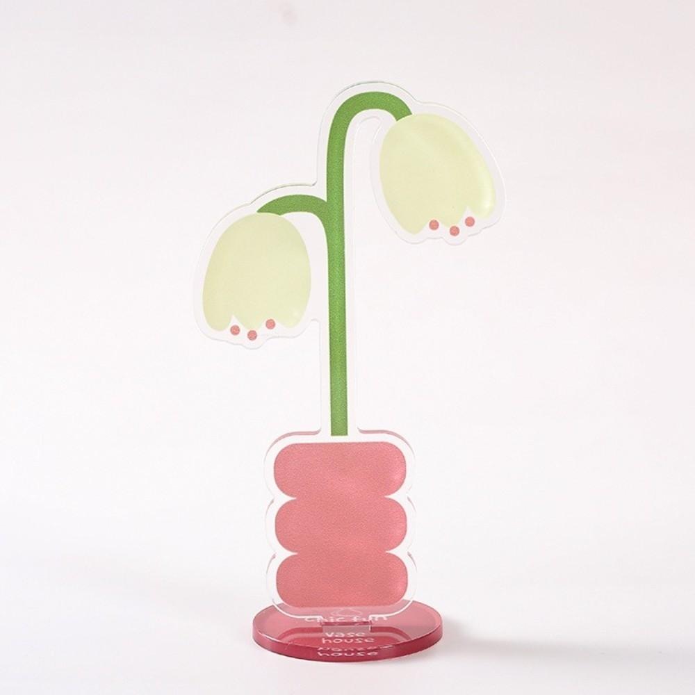Decorative Desk Note Clip Flower Shape Floral Memo Holder Kawaii Vertical Photo Stand  Table Decor