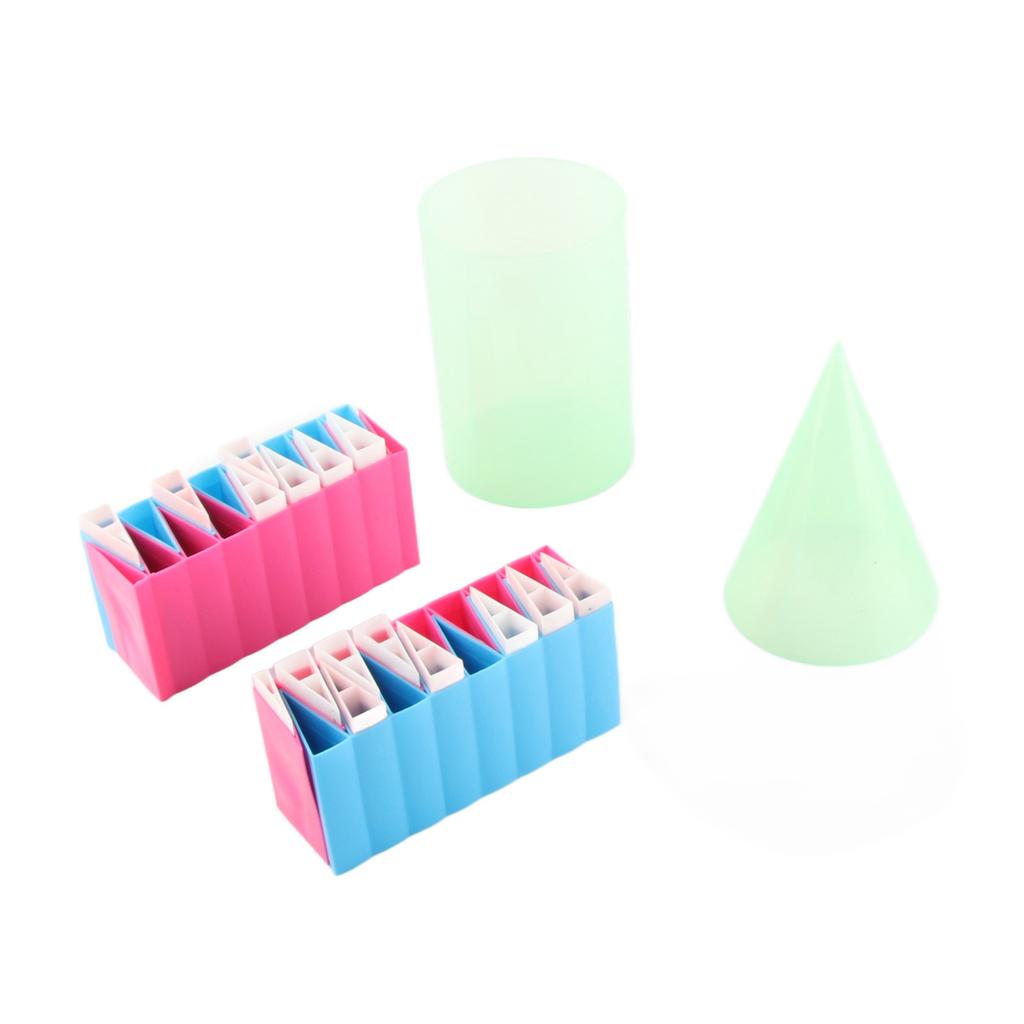 Geometric Shapes Volume Demonstrator Cylindrical Cone Shape Model Teaching Tools