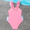 2025 European & American Toddler Girls' Strappy One-Piece Swimsuit