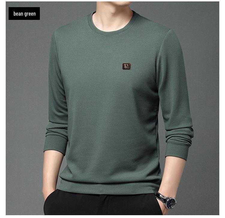2024 Men's Versatile Long-Sleeved Crew Neck Sweatshirt