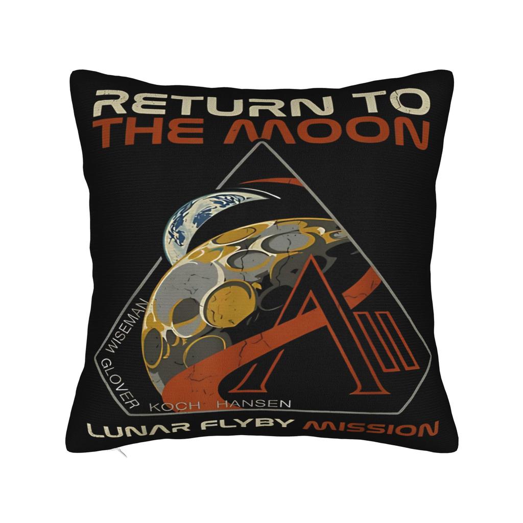 Artemis II Mission To the Moon Pillow Case Morden Pillow Cover Print Pillowcases For Sofa Car Home Decor