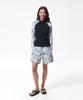 Alena Flora Regular Fit Zip-Up Rash Guard Set A6Bl1Ps04Blk