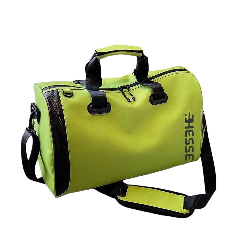 

1pcs Large Capacity Travel Duffel Bag with Dry-Wet Separation Waterproof Gym Bag Weekend Overnight Handheld Luggage Bag зелений