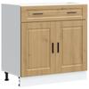 Vidaxl Base per Cucina, Porto, Rovere Artisan