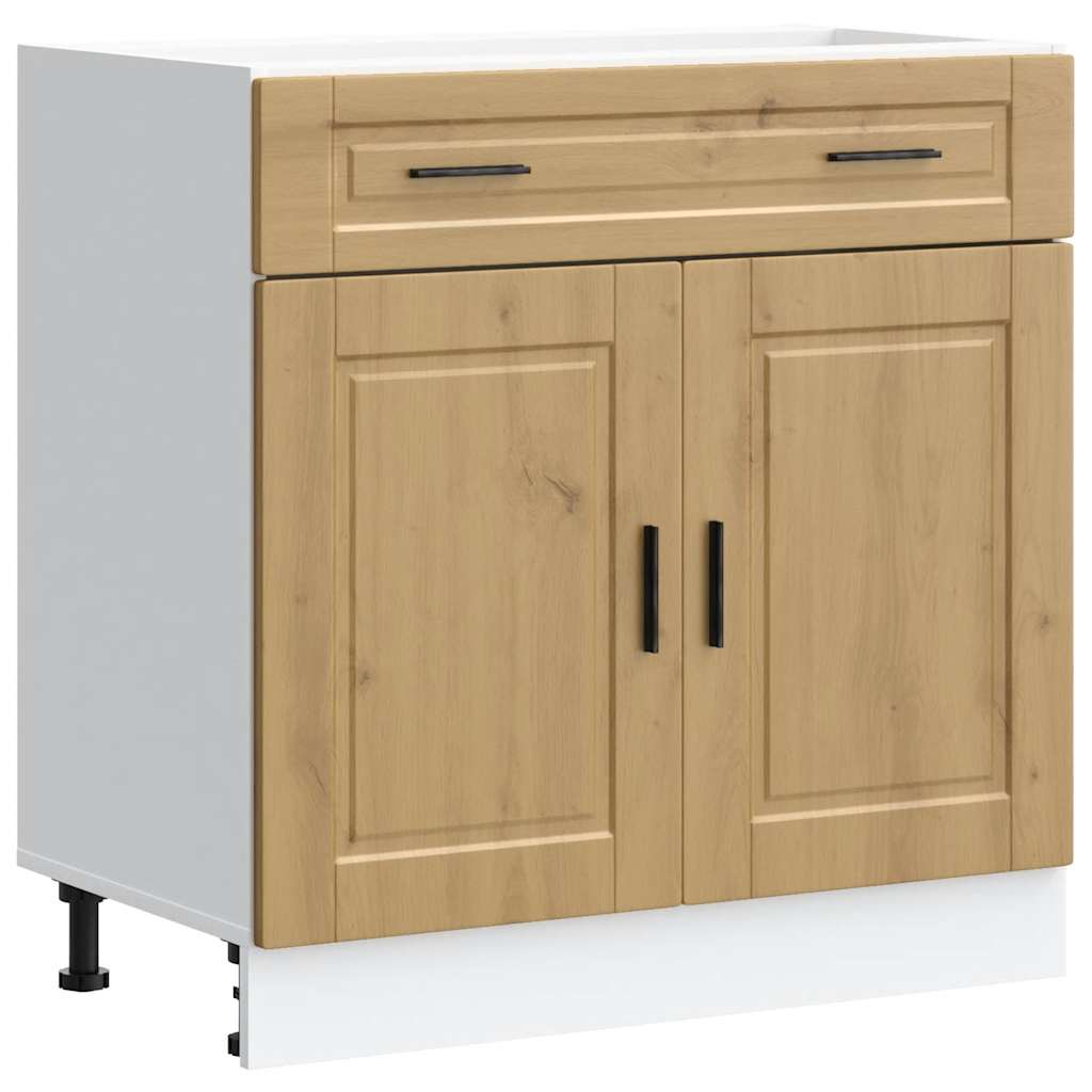 Vidaxl Base per Cucina, Porto, Rovere Artisan