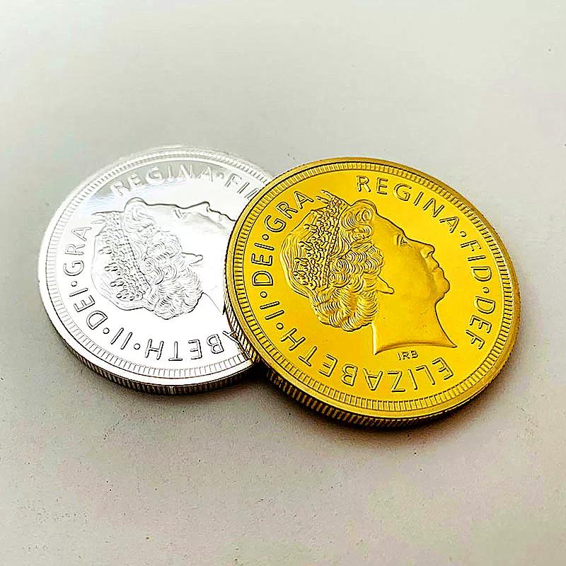 2023 Australian Zodiac Rabbit Baby Silver Plated Color Printing Commemorative Medal Gold Coin for the Year of the Birth and New Year Coins