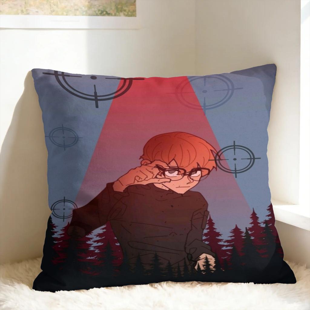 SBG School B-Bus G-Graveyard Pillow Case Soft Pillow Cover Cute Funny Pillowcases For Living Room Chair